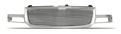 Street Scene Chrome Grille Shell, Plastic w/8mm Billet Grille Insert
