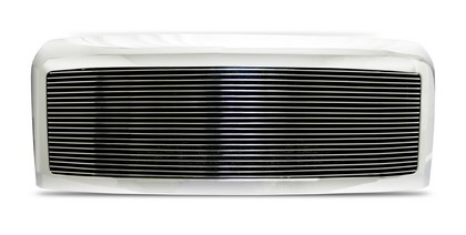 Street Scene Chrome Grille Shell Full Open With Chrome Speed Grille Insert