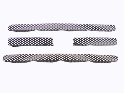 Street Scene Main Grille, 6 Piece, Black Powder Coat