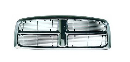 Street Scene Grille Shells, Plastic and Chrome w/Billet Insert Plastic w/4 Piece Opening