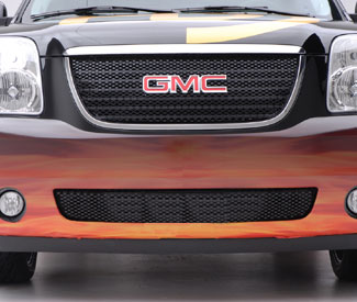 Street Scene OE Bumper Grille, Black Chrome