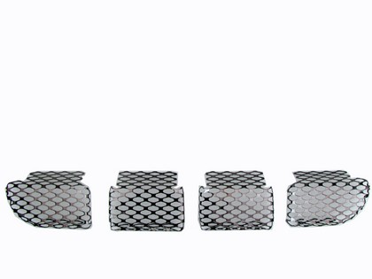 Street Scene Cut-Out Grilles, OE Valance (Black Chrome)