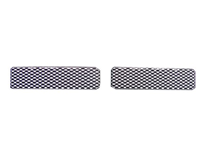 Street Scene Bolt-Over Grilles, OEM Valance and Bumper (Brushed)