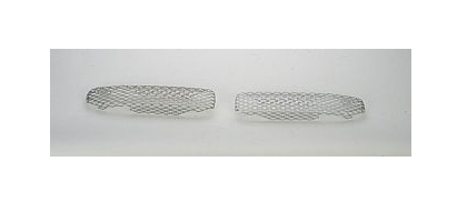 Street Scene Cut-Out Grilles, OEM Valance and Bumper (Brushed)