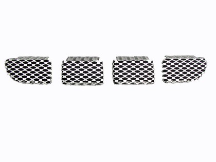 Street Scene Cut-Out Grilles, OEM Valance and Bumper (Brushed)