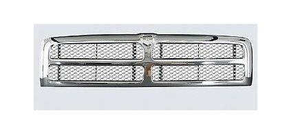 Street Scene Grille Shells, Plastic and Chrome w/Chrome Insert
