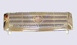 Street Scene Chrome Grille Shell With Black Chrome Speed Grille