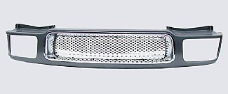 Street Scene Chrome Grille Shell (Only Center Chrome Molding) With Speed Grille