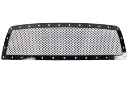 Street Scene Rugged Framed Mesh Grille, Black