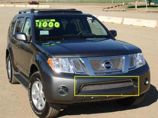 T-Rex Upper Class Polished Stainless Bumper Mesh Grille