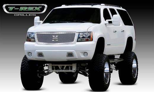 T-Rex X-Metal Series - Studded Main Grille - Polished SS (Custom 1 Piece Style, Requires Cutting Factory Bumper)