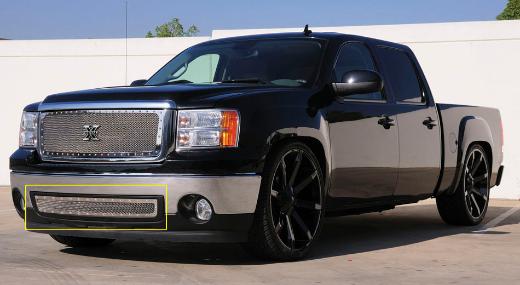 T-Rex X-Metal Series - Studded Bumper Grille - Polished SS