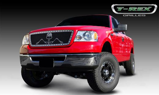 T-Rex Urban Assault Grunt - Studded Main Grille With Soldier - Black OPS Flat Black