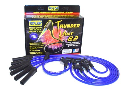 Taylor Thundervolt Spark Plug Wires - 8.2mm Custom 6 Cyl Blue