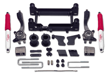 Tuff Country Lift Kit - (5 in.) (IncludesStrut Spacers, Subframe, Brake Cable Extension, Diff Drop Bracket, Sway Bar Drop Bracket, Steering Shift Extension Bracket, Rack Pinion Sprt Bracket, 4in Blocks, Extended Brake Line, Knuckles)