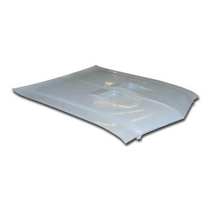 US Body Source Fiberglass Hood - Heavy Duty, Stock, Small Lip