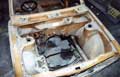 engine bay stripped