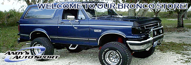 Ford bronco rear air deflector