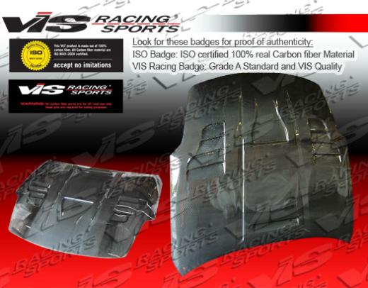 VIS Racing Carbon Fiber Hood - Invader 3 Style