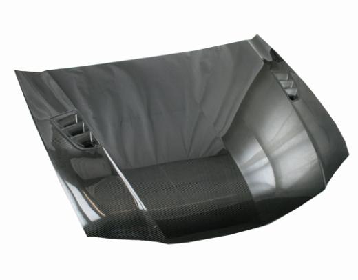 VIS Carbon Fiber Hood - RR Style - Black