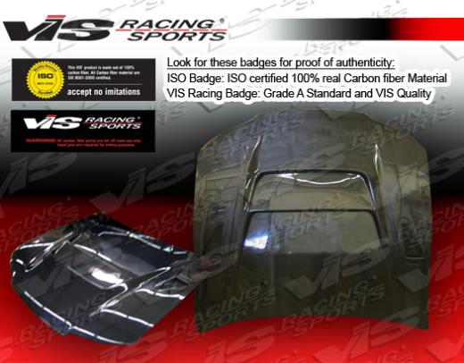 VIS Carbon Fiber Hood - DV 2 Style