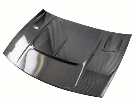 VIS Carbon Fiber Hood - Drift 2 Style