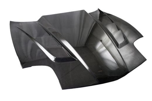 VIS Carbon Fiber Hood - SCV Style