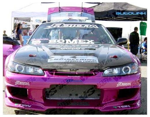 VIS Carbon Fiber Hood - Invader Style
