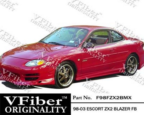 Ford escort zx2 w-type body kit #5
