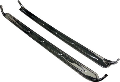 Woodall Door Sill Plates - Chrome