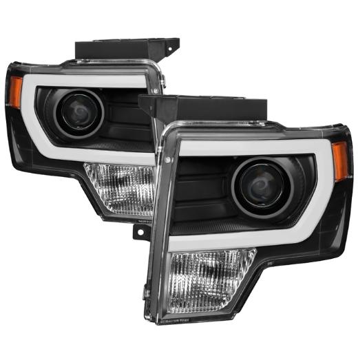 Xtune Projector Headlights - Light Bar DRL - Black