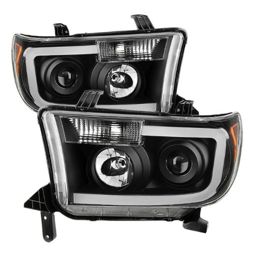 Xtune LED Light Bar Projector Headlights - Black